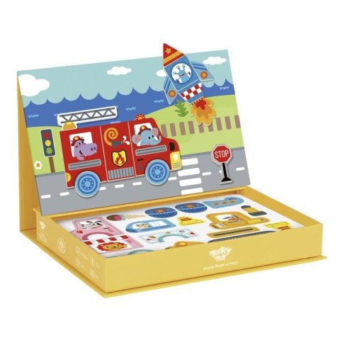 TOOKY TOY Układanka Edukacyjna Montessori Magnetyczne Pudełko dla Dzieci 80 el. TOOKY TOY Układanka Edukacyjna Montessori Magnetyczne Pudełko dla Dzieci 80 el.
