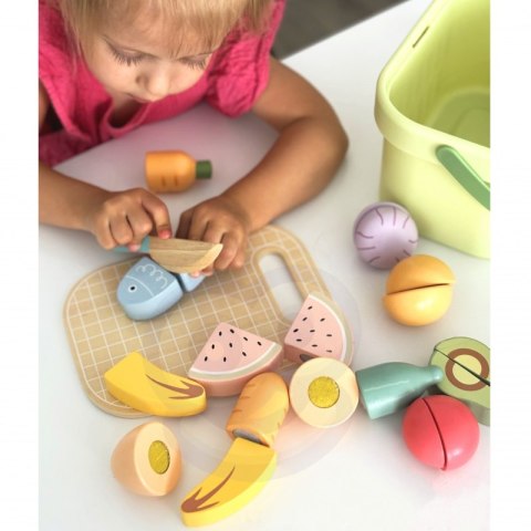 TOOKY TOY Drewniany Zestaw Żywność Warzywa Owoce TOOKY TOY Drewniany Zestaw Żywność Warzywa Owoce