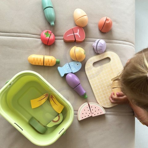 TOOKY TOY Drewniany Zestaw Żywność Warzywa Owoce TOOKY TOY Drewniany Zestaw Żywność Warzywa Owoce