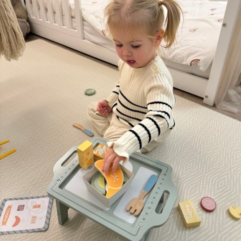 TOOKY TOY Zestaw Śniadaniowy z Tacą i Akcesoriami TOOKY TOY Zestaw Śniadaniowy z Tacą i Akcesoriami