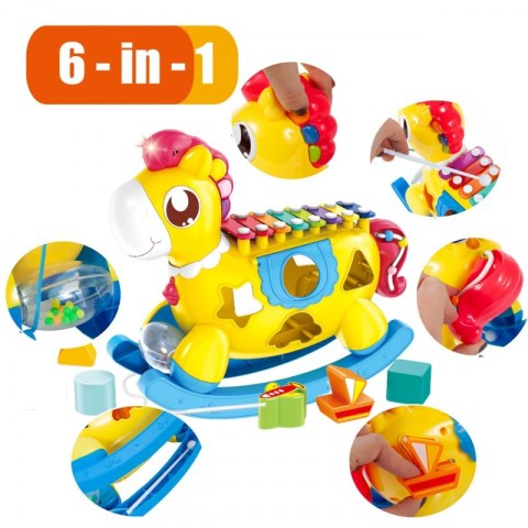 WOOPIE BABY Konik Interaktywny Cymbałki 8w1 WOOPIE BABY Konik Interaktywny Cymbałki 8w1