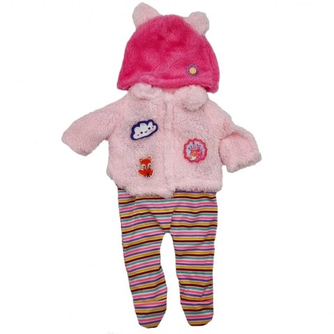 WOOPIE Ubranko dla Lalki Zestaw Kurteczka Baranek Czapeczka + Body 43-46 cm WOOPIE Ubranko dla Lalki Zestaw Kurteczka Baranek Czapeczka + Body 43-46 cm