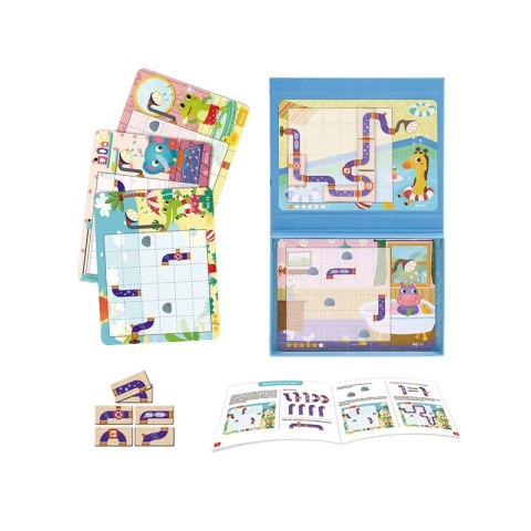 TOOKY TOY Gra Logiczna Tablica Magnetyczna Układanka Puzzle dla Dzieci 40 el. TOOKY TOY Gra Logiczna Tablica Magnetyczna Układanka Puzzle dla Dzieci 40 el.