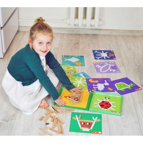 TOOKY TOY Układanka Gra Logiczna Łamigłówki Klocki Magnetyczne dla Dzieci 49 el. TOOKY TOY Układanka Gra Logiczna Łamigłówki Klocki Magnetyczne dla Dzieci 49 el.