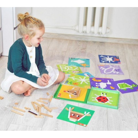 TOOKY TOY Układanka Gra Logiczna Łamigłówki Klocki Magnetyczne dla Dzieci 49 el. TOOKY TOY Układanka Gra Logiczna Łamigłówki Klocki Magnetyczne dla Dzieci 49 el.