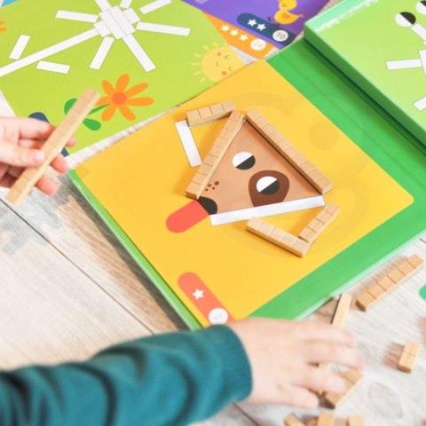 TOOKY TOY Układanka Gra Logiczna Łamigłówki Klocki Magnetyczne dla Dzieci 49 el. TOOKY TOY Układanka Gra Logiczna Łamigłówki Klocki Magnetyczne dla Dzieci 49 el.
