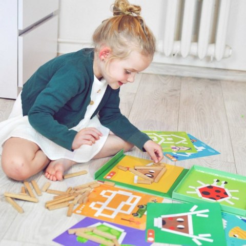 TOOKY TOY Układanka Gra Logiczna Łamigłówki Klocki Magnetyczne dla Dzieci 49 el. TOOKY TOY Układanka Gra Logiczna Łamigłówki Klocki Magnetyczne dla Dzieci 49 el.