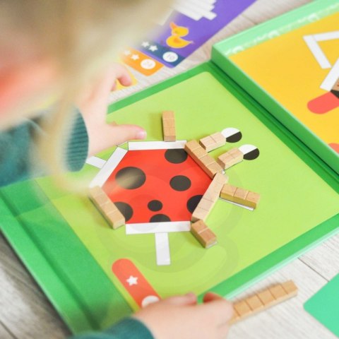 TOOKY TOY Układanka Gra Logiczna Łamigłówki Klocki Magnetyczne dla Dzieci 49 el. TOOKY TOY Układanka Gra Logiczna Łamigłówki Klocki Magnetyczne dla Dzieci 49 el.