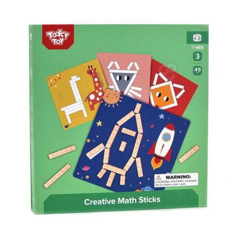 TOOKY TOY Układanka Gra Logiczna Łamigłówki Klocki Magnetyczne dla Dzieci 49 el. TOOKY TOY Układanka Gra Logiczna Łamigłówki Klocki Magnetyczne dla Dzieci 49 el.