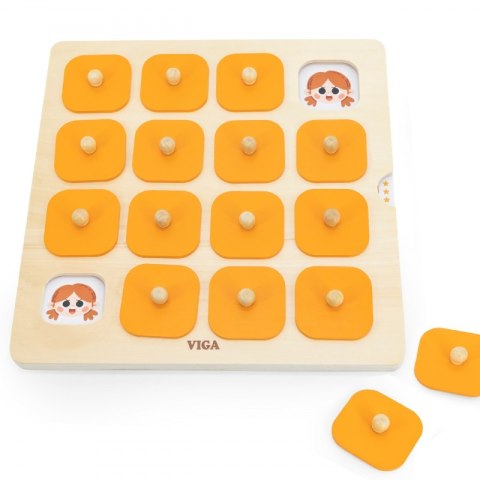 VIGA Memory Gra Pamięciowa Zgadnij Obrazki 10 Kart Montessori VIGA Memory Gra Pamięciowa Zgadnij Obrazki 10 Kart Montessori