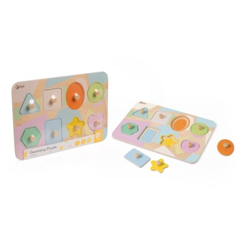 CLASSIC WORLD Układanka Puzzle Klocki Geometryczne 9 el. CLASSIC WORLD Układanka Puzzle Klocki Geometryczne 9 el.