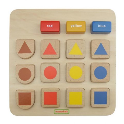 MASTERKIDZ Tablica Edukacyjna Sorter Kształty i Kolory MASTERKIDZ Tablica Edukacyjna Sorter Kształty i Kolory