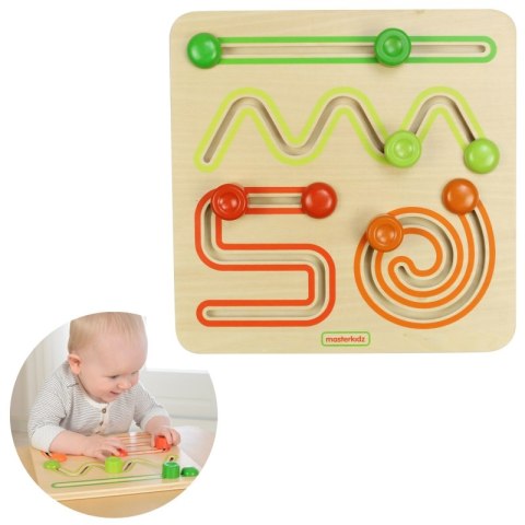 MASTERKIDZ Tablica edukacyjna Gra Przesuwna Labirynt Montessori MASTERKIDZ Tablica edukacyjna Gra Przesuwna Labirynt Montessori