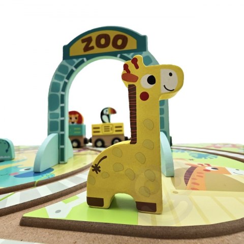 TOOKY TOY DREWNIANY POCIĄG KOLEJKA ZOO CIUCHCIA NA MAGNES TOR W WALIZCE TOOKY TOY DREWNIANY POCIĄG KOLEJKA ZOO CIUCHCIA NA MAGNES TOR W WALIZCE