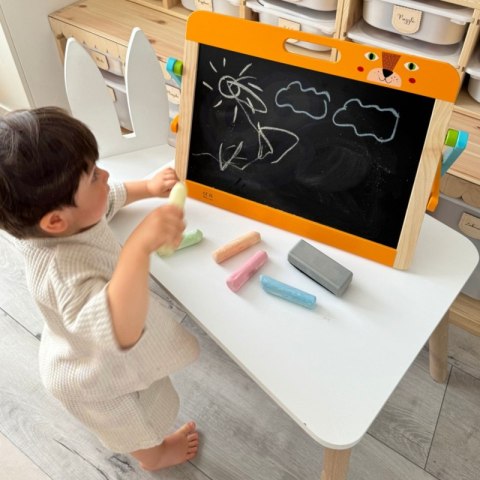 TOOKY TOY Tablica Edukacyjna 2w1 Magnetyczna Kredowa dla Dzieci Magnesy Gąbka 6 el. TOOKY TOY Tablica Edukacyjna 2w1 Magnetyczna Kredowa dla Dzieci Magnesy Gąbka 6 el.