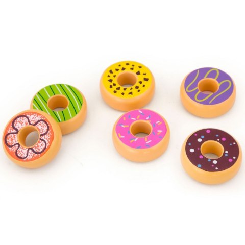 VIGA Drewniane Pączki Donaty 6 szt VIGA Drewniane Pączki Donaty 6 szt