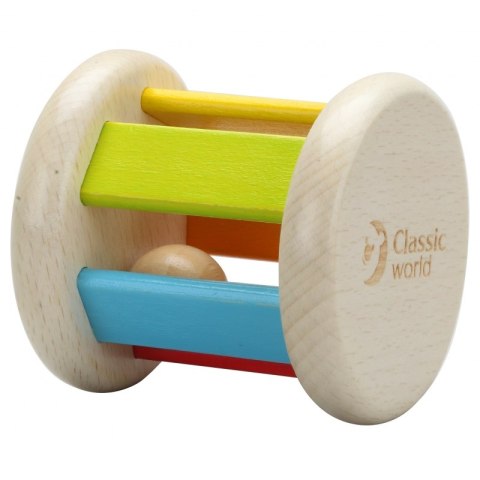 CLASSIC WORLD Drewniana Grzechotka do Toczenia CLASSIC WORLD Drewniana Grzechotka do Toczenia