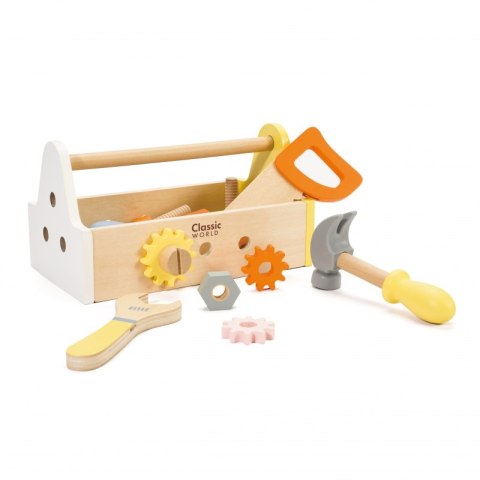 CLASSIC WORLD Wooden Tool Set Box 20 pcs. CLASSIC WORLD Wooden Tool Set Box 20 pcs.