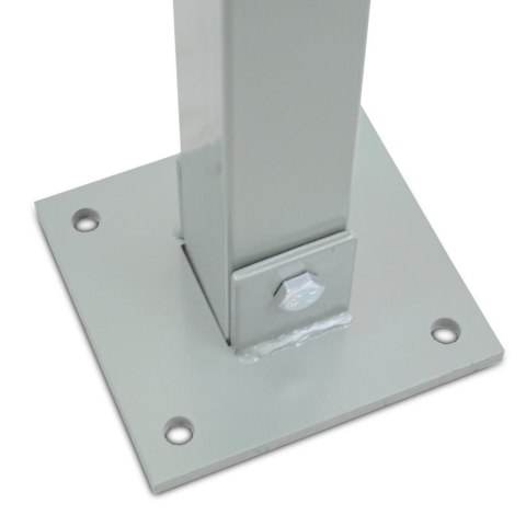 Blokada parkingowa składana słupek parkingowy stalowy 65 cm zestaw 2 sztuki Blokada parkingowa składana słupek parkingowy stalowy 65 cm zestaw 2 sztuki
