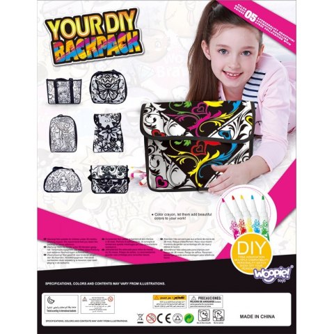 WOOPIE ART&FUN Zestaw Plastyczny dla Dziewczynki Torba do Malowania