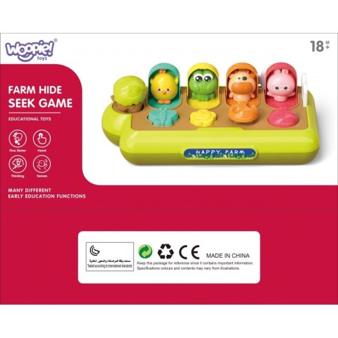 WOOPIE BABY Zabawka Edukacyjna Wyskakujące Zwierzątka Szczęśliwa Farma POP-UP WOOPIE BABY Zabawka Edukacyjna Wyskakujące Zwierzątka Szczęśliwa Farma POP-UP