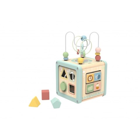 WOOPIE GREEN Drewniana Kostka Aktywności Multifunkcyjna Edukacyjna Sorter WOOPIE GREEN Drewniana Kostka Aktywności Multifunkcyjna Edukacyjna Sorter