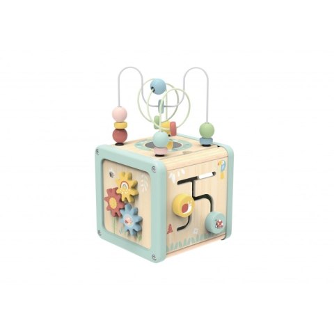 WOOPIE GREEN Drewniana Kostka Aktywności Multifunkcyjna Edukacyjna Sorter WOOPIE GREEN Drewniana Kostka Aktywności Multifunkcyjna Edukacyjna Sorter
