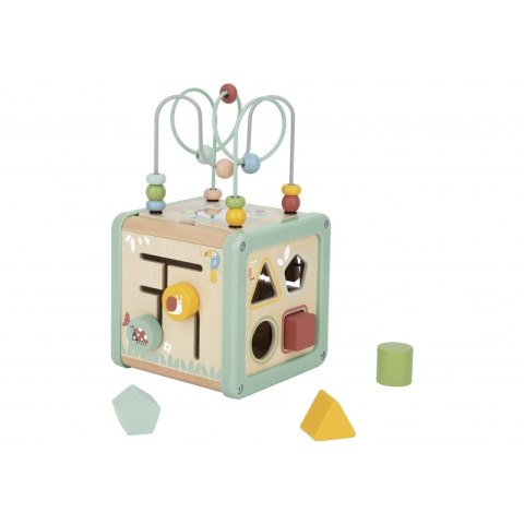 WOOPIE GREEN Drewniana Kostka Aktywności Multifunkcyjna Edukacyjna Sorter WOOPIE GREEN Drewniana Kostka Aktywności Multifunkcyjna Edukacyjna Sorter