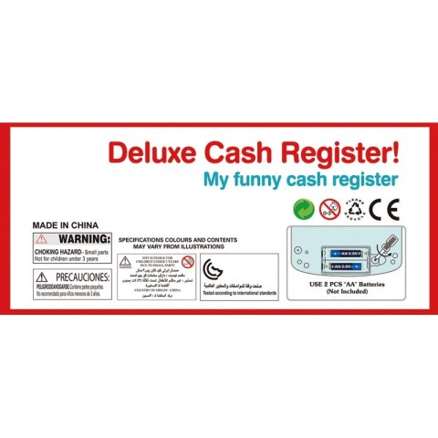 WOOPIE Kasa Sklepowa z Półką i Akcesoriami