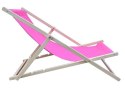 LEŻAK PLAŻOWY OGRODOWY DREWNIANY SKŁADANY REGULOWANY CIEMNOSZARY