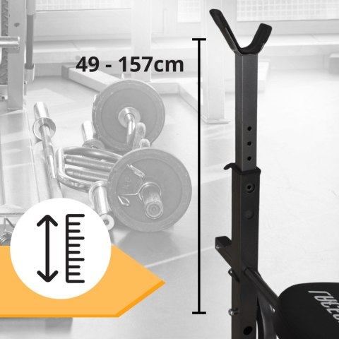 Ławka do ćwiczeń treningowych regulowana składana na klatkę nogi biceps Ławka do ćwiczeń treningowych regulowana składana na klatkę nogi biceps