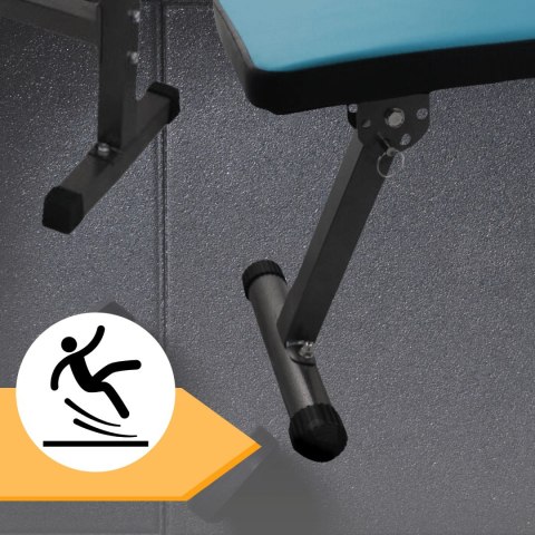 Ławka treningowa składana regulowana lacestone siłownia domowa 230 kg Ławka treningowa składana regulowana lacestone siłownia domowa 230 kg