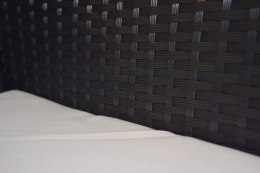 Meble Ogrodowe Technorattan 2 Fotele Stolik Sofa Poduszki Beżowe Bituxx