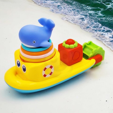 WOOPIE BABY Zabawka Wodna Statek Wieloryb Kubeczki Przelewowe WOOPIE BABY Zabawka Wodna Statek Wieloryb Kubeczki Przelewowe