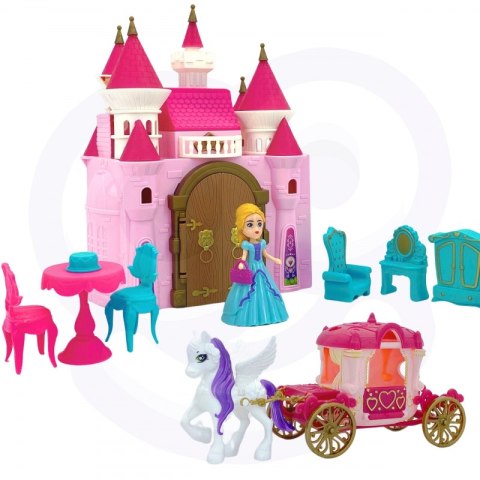WOOPIE Interaktywny Magiczny Pałac Zestaw Księżniczka + Kareta i Akcesoria WOOPIE Interaktywny Magiczny Pałac Zestaw Księżniczka + Kareta i Akcesoria