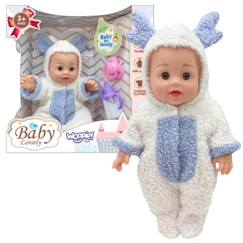 WOOPIE ROYAL Lalka Bobas w Ubranku Reniferek + Akcesoria 28cm WOOPIE ROYAL Lalka Bobas w Ubranku Reniferek + Akcesoria 28cm