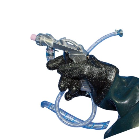 Piaskarka kabinowa 90L + PISTOLET + DYSZE + FOLIA