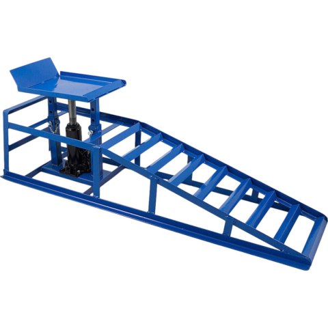 Rampy najazdowe z podno艣nikiem hydraulicznym 2x2000 kg stalowe regulowane Rampy najazdowe z podno艣nikiem hydraulicznym 2x2000 kg stalowe regulowane