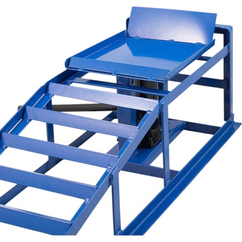 Rampy najazdowe z podno艣nikiem hydraulicznym 2x2000 kg stalowe regulowane Rampy najazdowe z podno艣nikiem hydraulicznym 2x2000 kg stalowe regulowane