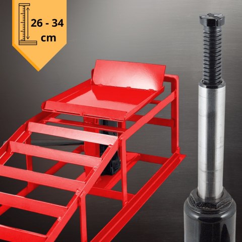 Rampy samochodowe hydrauliczne z regulacją wysokości nośność 2000 kg x2 Rampy samochodowe hydrauliczne z regulacją wysokości nośność 2000 kg x2