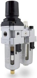 Reduktor ciśnienia z filtrem sprężonego powietrza 1/4" manometr