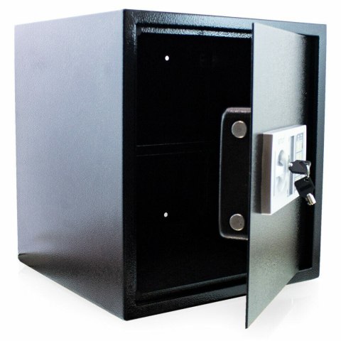 Sejf Domowy Elektroniczny Grafitowy 13 kg Zamek Szyfrowy Klucz Awaryjny Sejf Domowy Elektroniczny Grafitowy 13 kg Zamek Szyfrowy Klucz Awaryjny