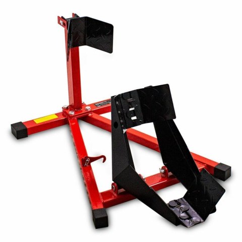 Stojak przedni do motocykla czerwono-czarny solidny uniwersalny stabilny Stojak przedni do motocykla czerwono-czarny solidny uniwersalny stabilny
