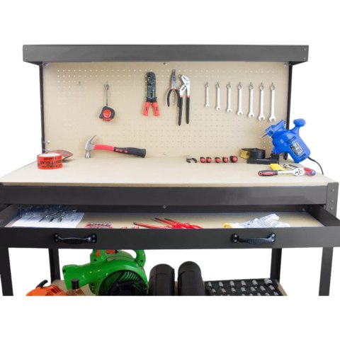 St贸艂 Roboczy Warsztatowy 115x55 cm z Szuflad膮 Hakami Ud藕wig 100 kg St贸艂 Roboczy Warsztatowy 115x55 cm z Szuflad膮 Hakami Ud藕wig 100 kg