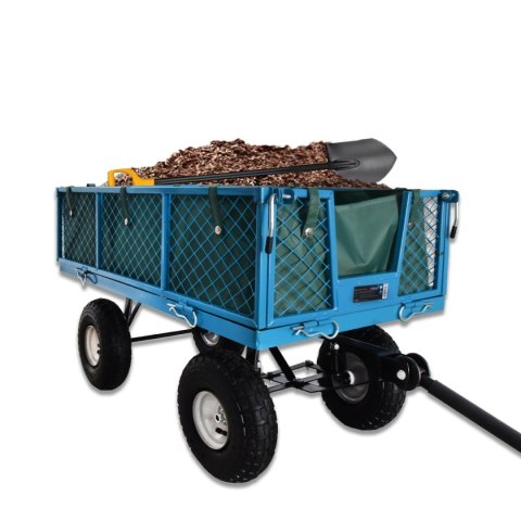 W贸zek Ogrodowy 300 kg Pneumatyczne Ko艂a Demontowalne 艢cianki Stalowy Kosz W贸zek Ogrodowy 300 kg Pneumatyczne Ko艂a Demontowalne 艢cianki Stalowy Kosz