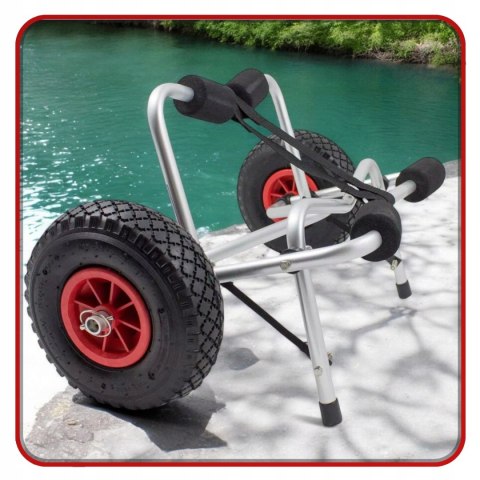Wózek Transportowy do KAJAKA Pontonu ŁODZI DESKI SUP Składany Udźwig 70kg Wózek Transportowy do KAJAKA Pontonu ŁODZI DESKI SUP Składany Udźwig 70kg
