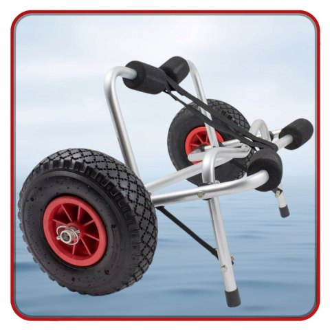 Wózek Transportowy do KAJAKA Pontonu ŁODZI DESKI SUP Składany Udźwig 70kg Wózek Transportowy do KAJAKA Pontonu ŁODZI DESKI SUP Składany Udźwig 70kg