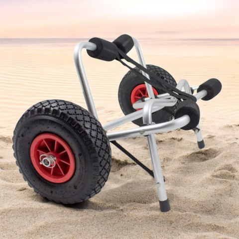 Wózek Transportowy do KAJAKA Pontonu ŁODZI DESKI SUP Składany Udźwig 70kg Wózek Transportowy do KAJAKA Pontonu ŁODZI DESKI SUP Składany Udźwig 70kg