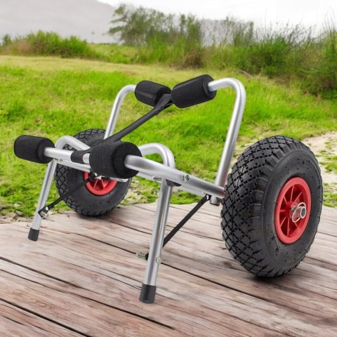 Wózek Transportowy do KAJAKA Pontonu ŁODZI DESKI SUP Składany Udźwig 70kg Wózek Transportowy do KAJAKA Pontonu ŁODZI DESKI SUP Składany Udźwig 70kg