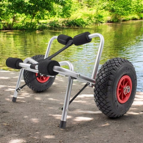 Wózek Transportowy do KAJAKA Pontonu ŁODZI DESKI SUP Składany Udźwig 70kg Wózek Transportowy do KAJAKA Pontonu ŁODZI DESKI SUP Składany Udźwig 70kg